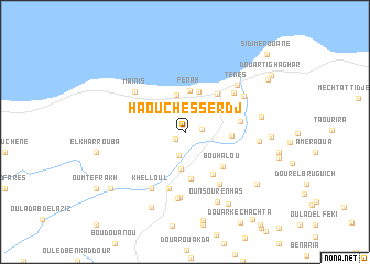 map of Haouch es Serdj