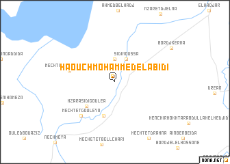 map of Haouch Mohammed el Aʼbîdi