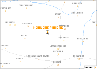 map of Haowangzhuang
