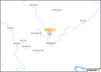 map of Haoxi