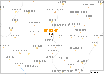 map of Haozhai