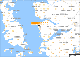 map of Hap\