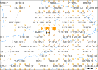 map of Hāpānia