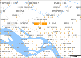 map of Hāpānia