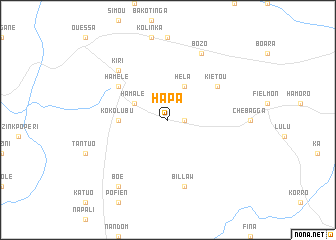 map of Hapa