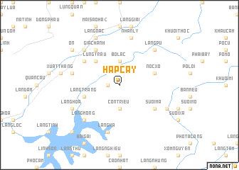 map of Hap Cay