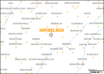 map of Hapībolāghī