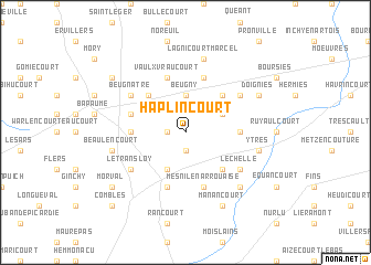 map of Haplincourt