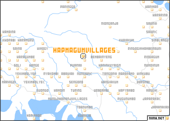 map of Hapmagum Villages