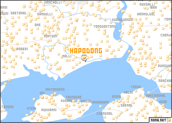 map of Hap\