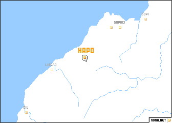 map of Hapo