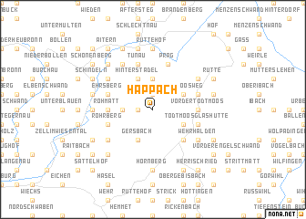 map of Happach