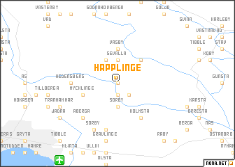 map of Häpplinge