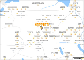 map of Happsta