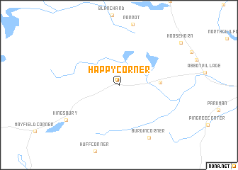 map of Happy Corner