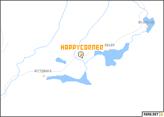 map of Happy Corner