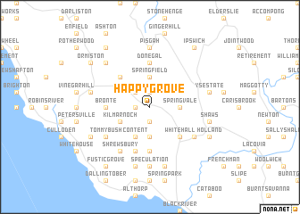 map of Happy Grove