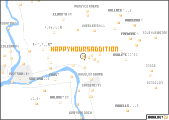 map of Happy Hours Addition