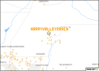 map of Happy Valley Ranch