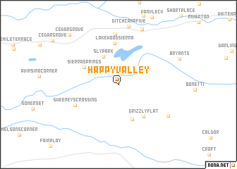 map of Happy Valley