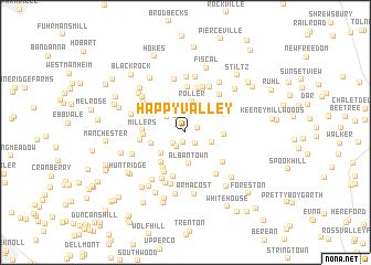 map of Happy Valley