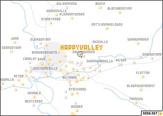 map of Happy Valley