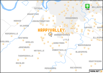 map of Happy Valley