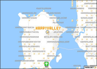 map of Happy Valley