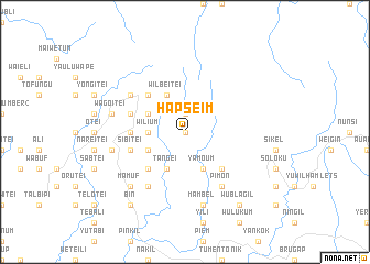 map of Hapseim