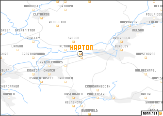 map of Hapton