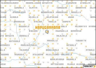 map of Hapugammana