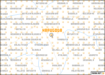 map of Hapugoda