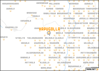 map of Hapugolla