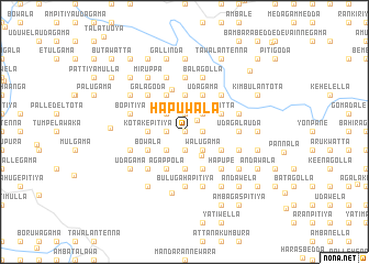 map of Hapuwala