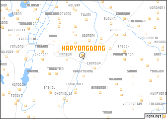 map of Hap\