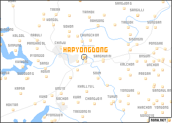 map of Hap\