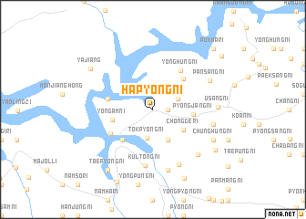 map of Hap\