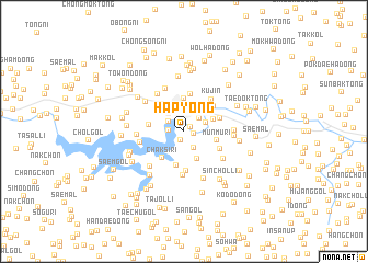 map of Hap\