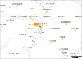 map of Hap\