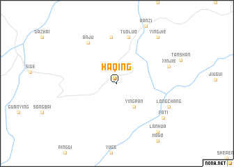 map of Haqing