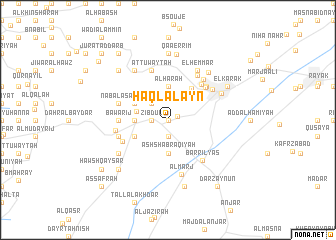 map of Ḩaql al ‘Ayn