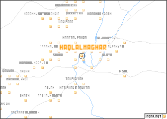 map of Ḩaql al Maghār