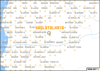 map of Ḩaqlat al Ḩayā