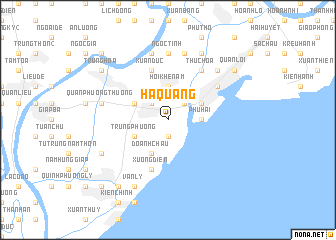 map of Hà Quang