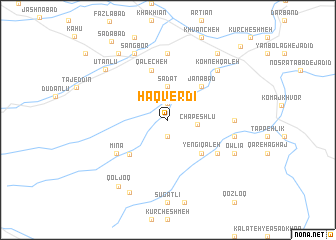 map of Ḩaqverdī