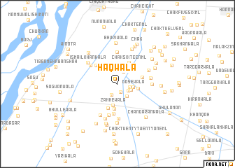 map of Haqwāla