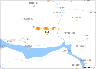 map of Harabekayış