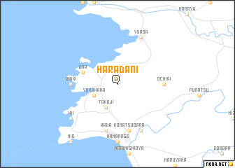 map of Haradani