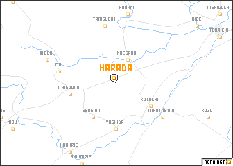 map of Harada