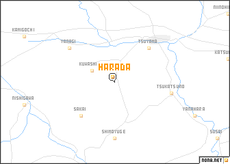 map of Harada